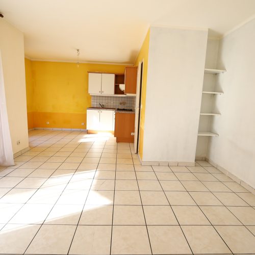 Séjour lumineux d’une maison à vendre à Annecy par une agence immobilière.